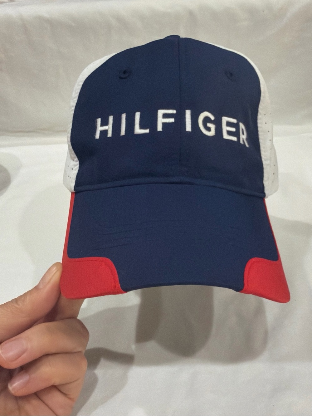 Tommy Hilfiger Navy, White & Red Logo Cap